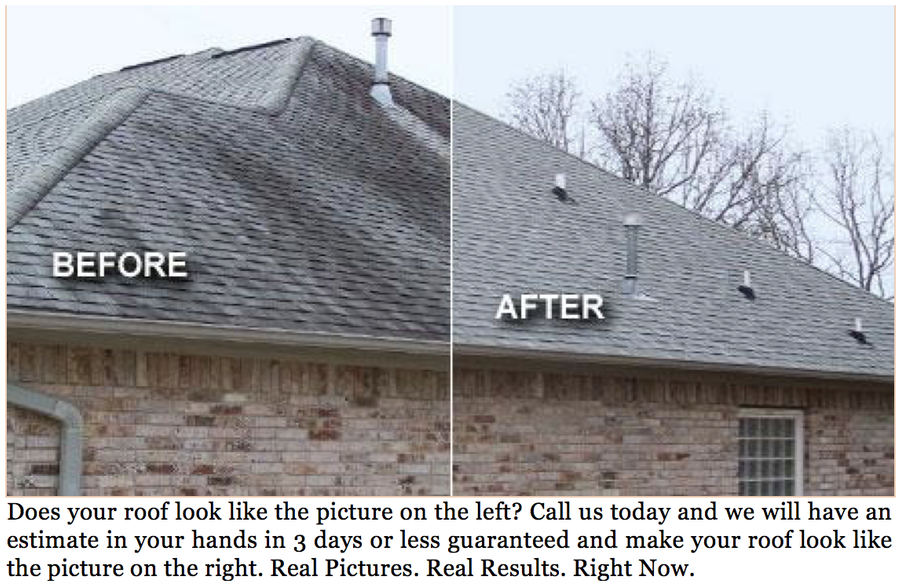 Residential Roof Washing in Mooresville, NC Squeegee Pros