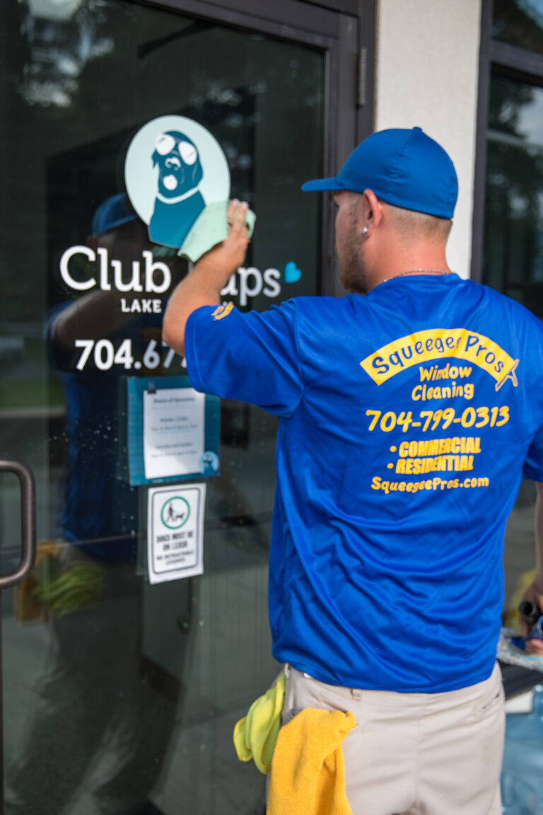 Commercial Window Cleaning in Mooresville, NC Squeegee Pros