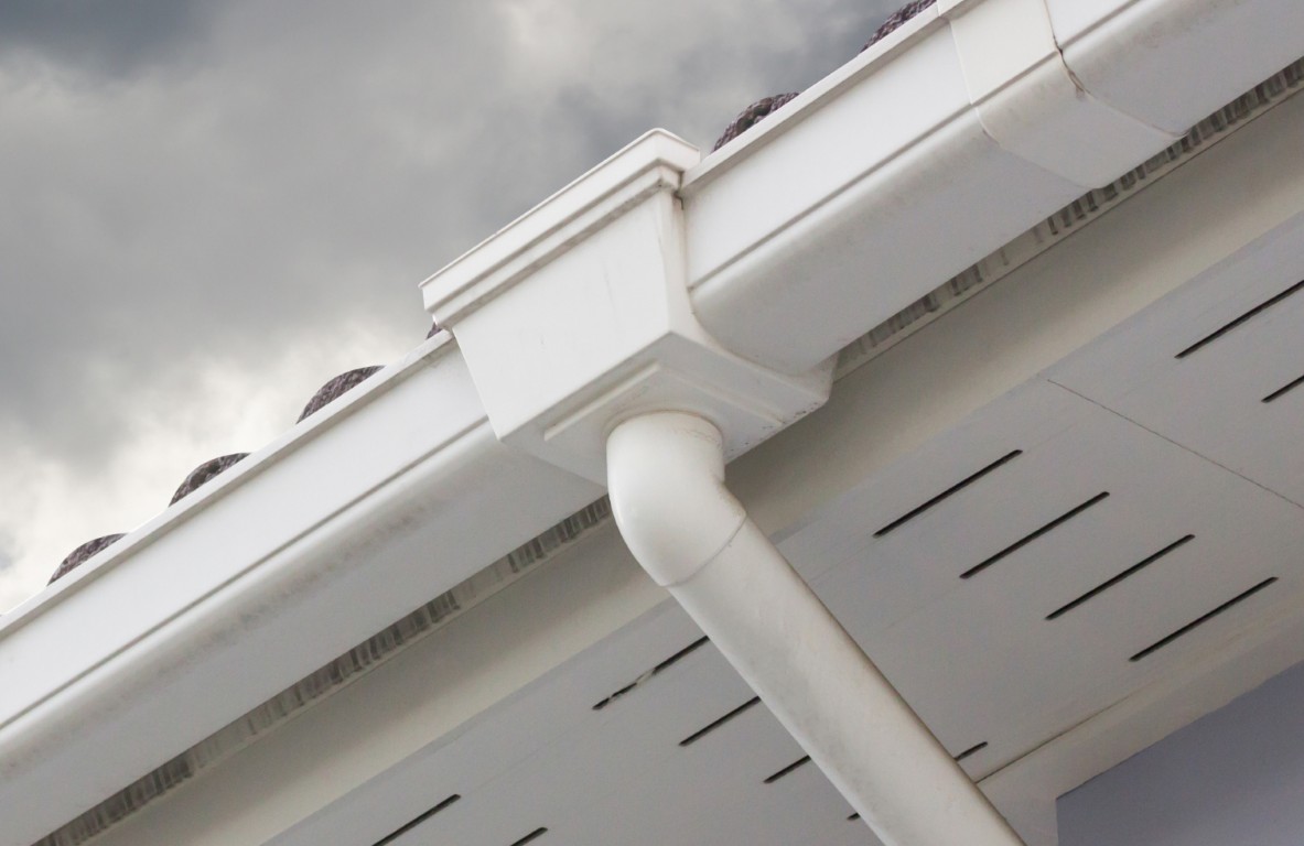 Vinyl gutters