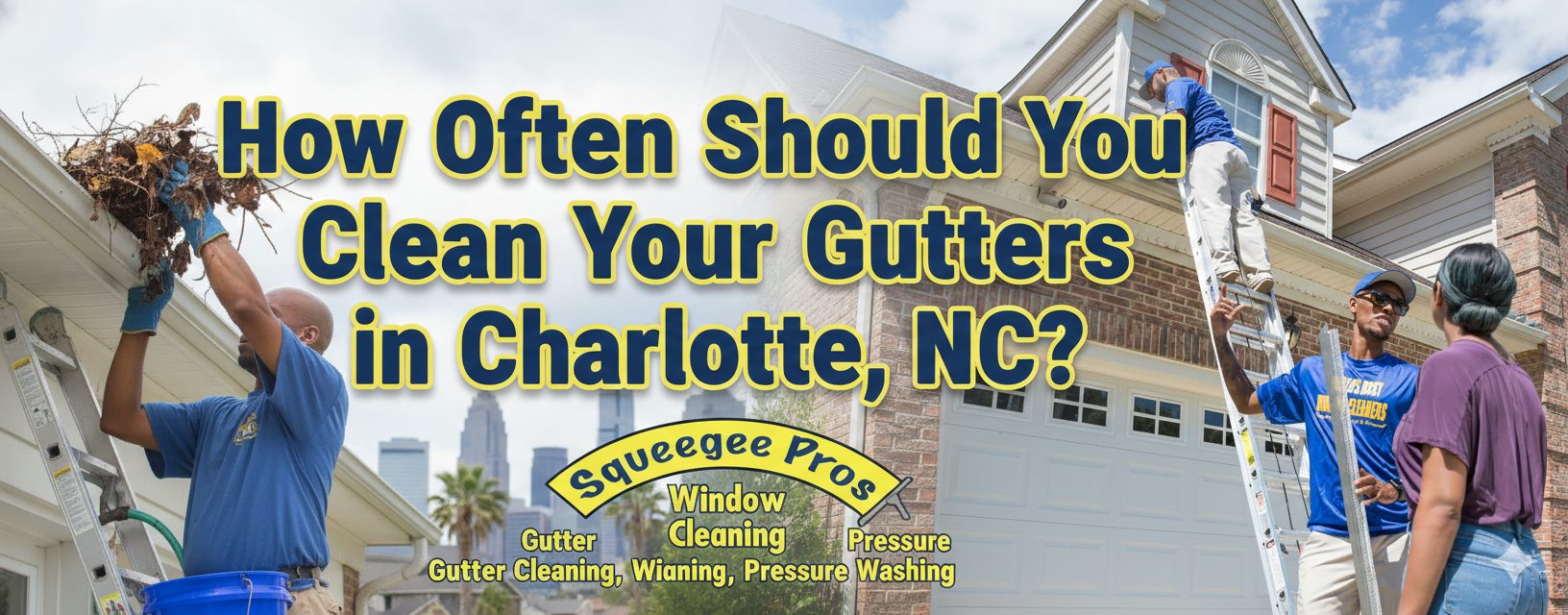 Gutter Cleaning Frequency in Charlotte, NC